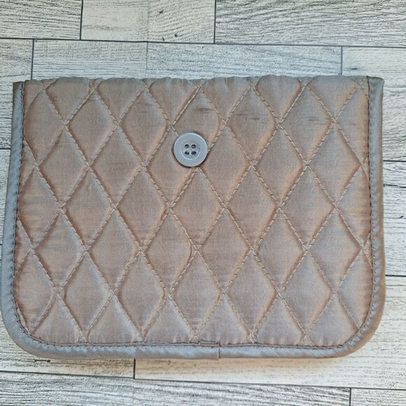 Brighton "Your True Color" Quilted Cosmetic Bag Travel Jewelry Pouch Purse 5x7" - Picture 6 of 9